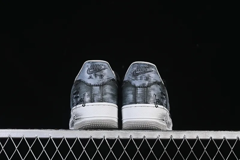 All categories Nk Air Force 1 Air Force series Nk Air Force 1 Low Air Force low-top Nike Air Force 1'07 Low "Ink Stained Skeleton" Hand-painted graffiti Ink-stained skull Air Force 1 low-top casual sneakers CW6871-777